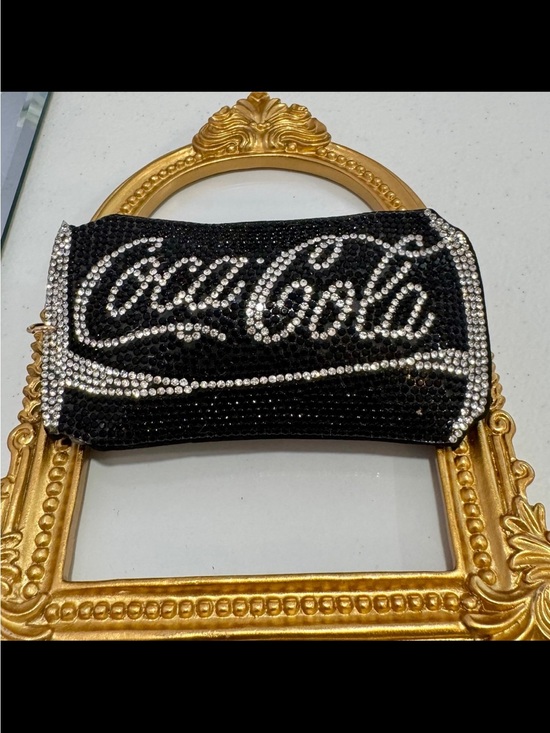 Coca Cola Accessories - New Coca Cola Black Rhinestone Keychain
